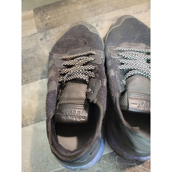 Adidas men‎ black shoe blue 10 running - Picture 2 of 6